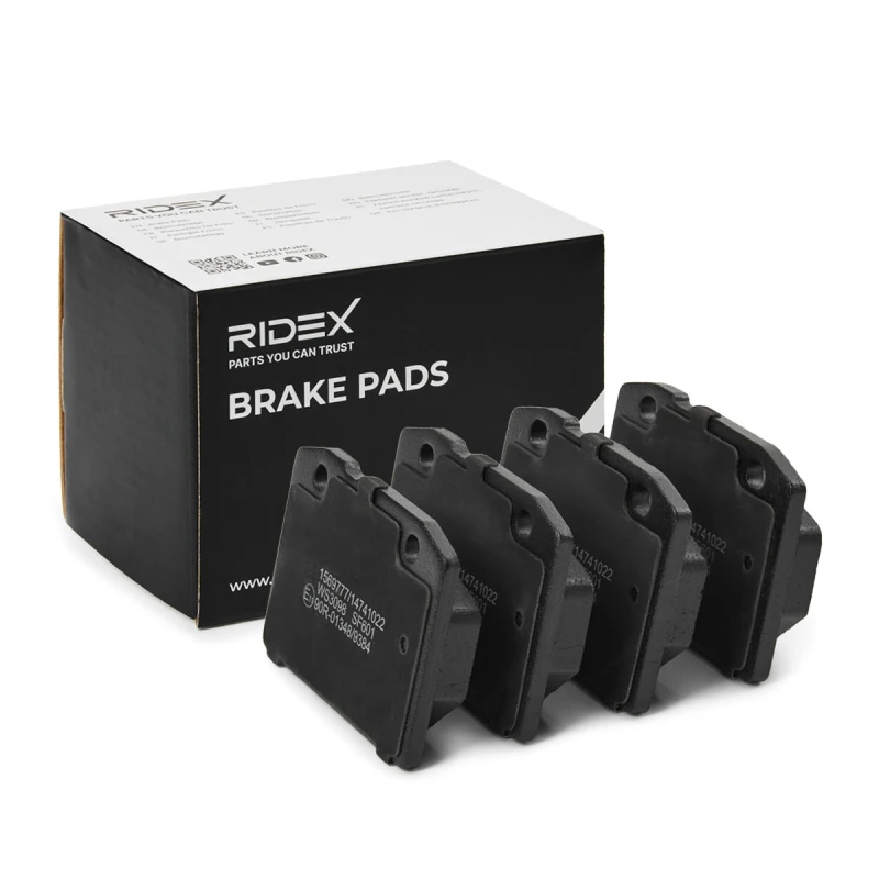 Image of Brake pad set RIDEX 402B1343