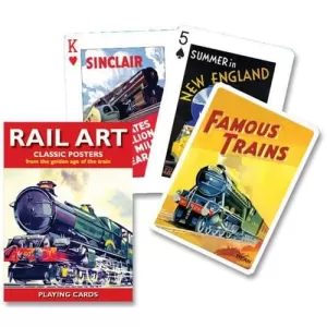 Image of Rail Art Collectors Playing Cards