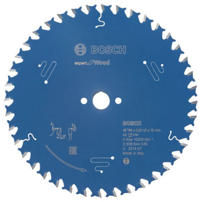 Image of Bosch Expert Wood Cutting Saw Blade 2608644036 Diameter: 184mm