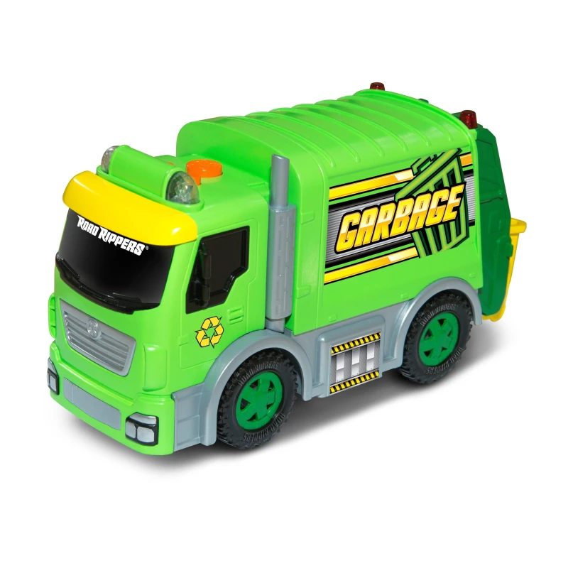 Image of Nikko City Service Fleet - Garbage Truck Bright Green unisex