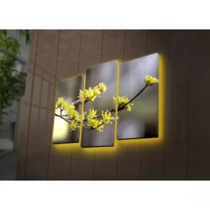Image of 3PATDACT-2 Multicolor Decorative LED Lighted Canvas Painting (3 Pieces)
