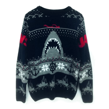 image of Jaws - Shark Unisex Christmas Jumper Large