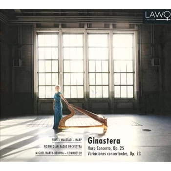 Image of Sidsel Walstad, Norwegian Radio Orchestra, Miguel Harth-Bedo - Ginastera: Harp Concerto, Op. 25/Variaciones Concertantes, Op....