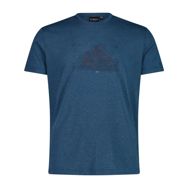 Image of CMP Cotton T-Shirt CMP DriRelease Bleu Male S