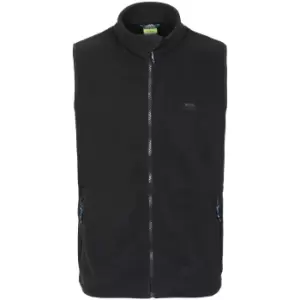Image of Trespass Mens Othos II Full Zip Fleece Gilet (S) (Black)