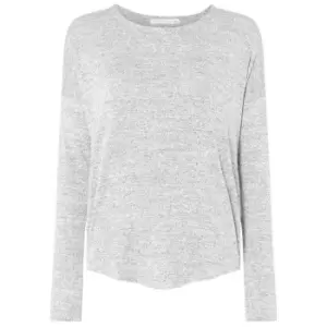 image of Rag and Bone Hudson Long Sleeved T Shirt - Grey