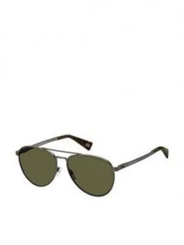 image of Marc Jacobs Black Aviator Sunglasses Black Men