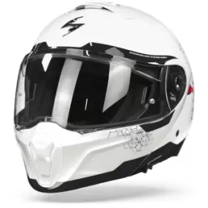 Image of Scorpion Exo-930 Shot Pearl White-Black 2XL