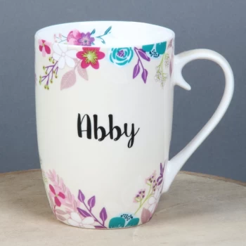 Image of Vintage Boutique Porcelain Mug - Abby