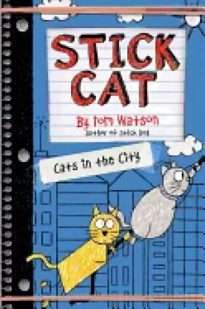 Image of stick cat cats in the city