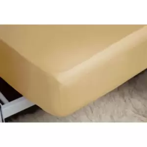 Image of Easy Care Fitted Sheet King Honey Dew