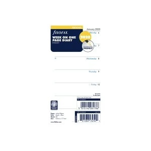 Image of Filofax Personal Diary Week per page English 2020