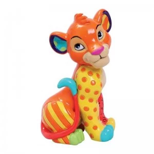 image of Disney Britto Simba Sitting Mini Figurine