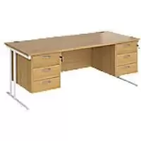 image of Dams International Desk MC18P33WHO 1,800 x 800 x 725 mm