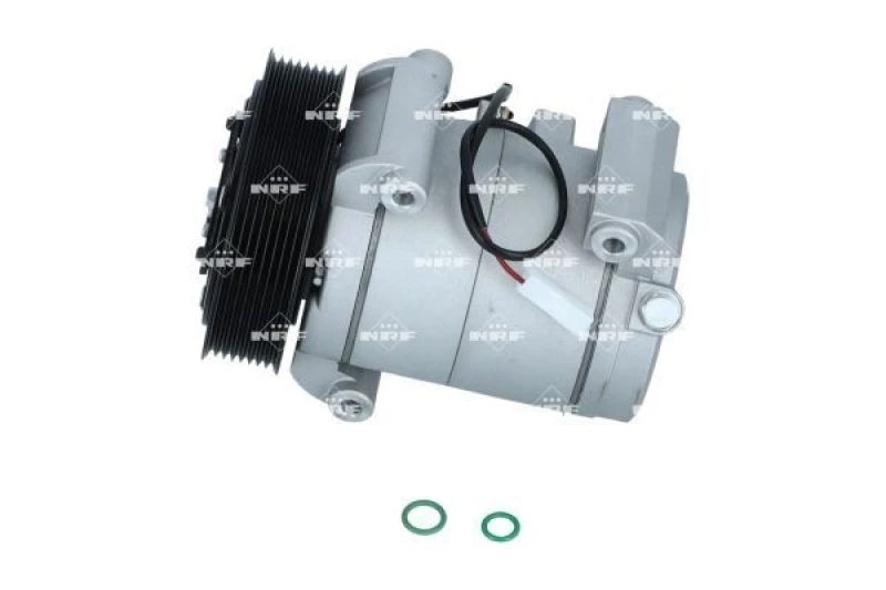 Image of NRF 320061 AC Compressor EASY FIT PAG 46, Refrigerant: R134a, with magnetic clutch, with gaskets/seals Compressor,air conditioning (447)