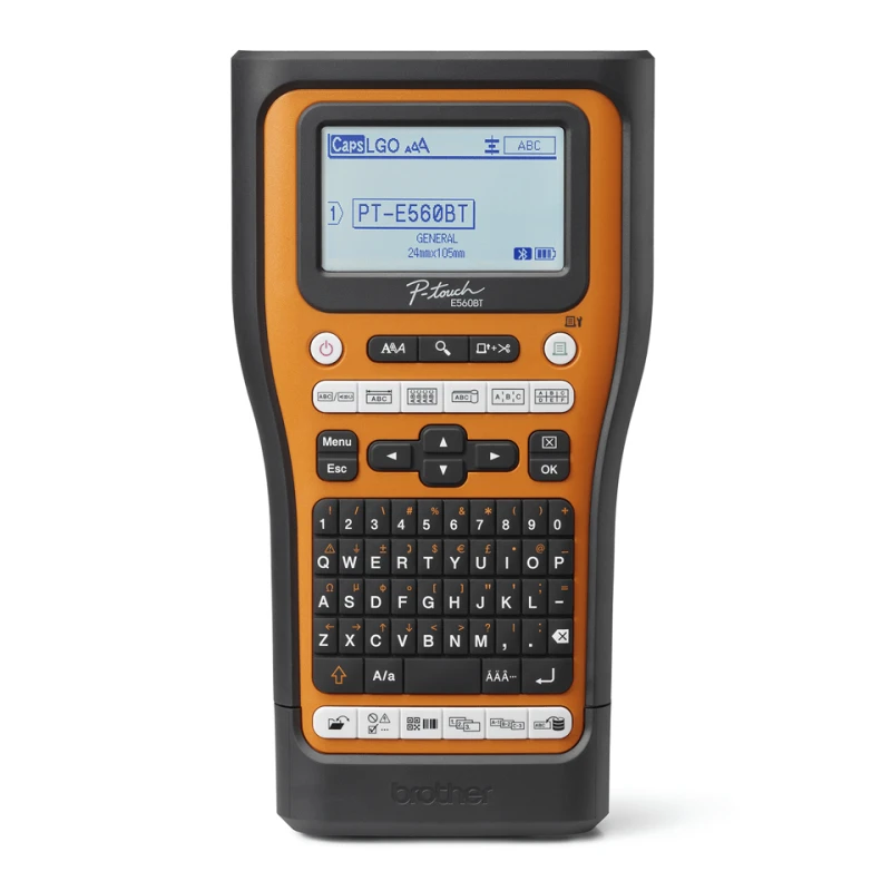 Image of Brother PT-E560BTVP Pro Handheld Electrician Labelling Machine 34820J GJQ34820J