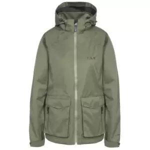 Image of Trespass Womens/Ladies Emeson DLX Hooded Waterproof Jacket (XL) (Moss)