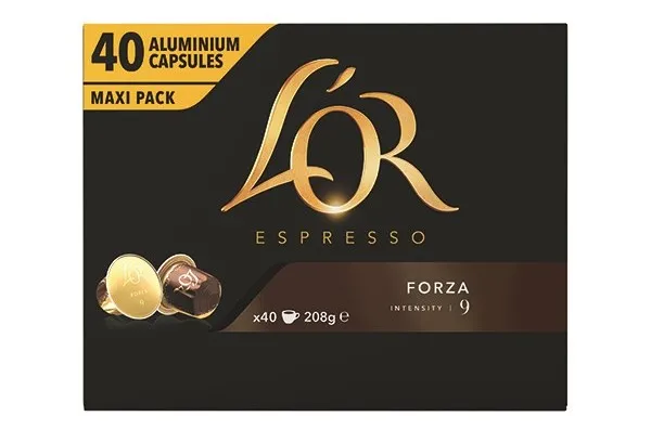 L'OR Forza Espresso Coffee 40 Capsules