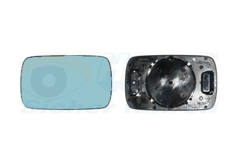 Image of VAN WEZEL Wing mirror glass VAN WEZEL 0640831
