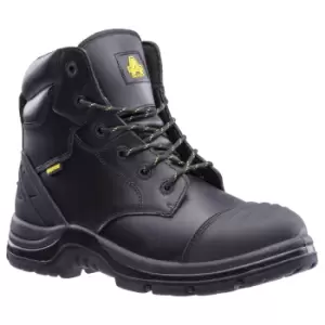 Image of Amblers Unisex Adults Winsford Metal-free Leather Safety Boot (11 UK) (Black)