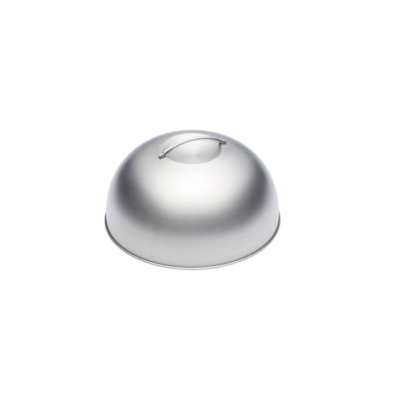 Image of MasterClass MasterClass Cheese Melting Dome / Burger Steamer Steamers 25.5x10cm Silver 88870311000
