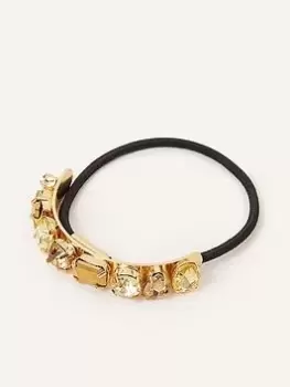 Image of Accessorize Gem Barrette Hair Clip, Yellow, Women