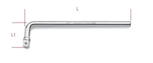 image of Beta Tools 920/44 1/2" Sq Drive Offset Handle L: 230mm L1: 60mm 009200858