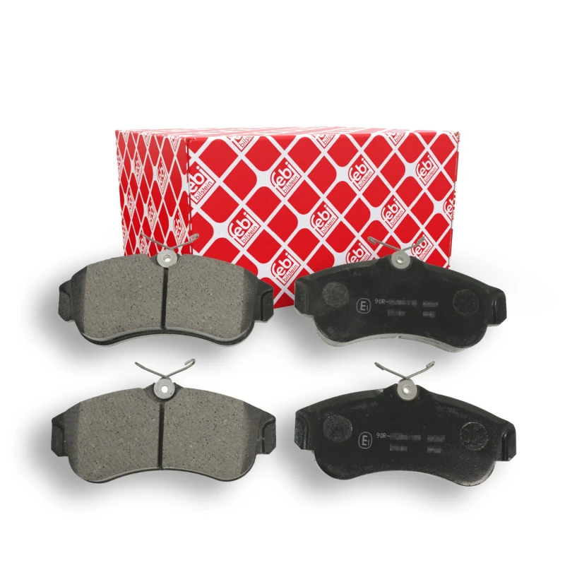 Image of FEBI BILSTEIN 16201 Brake pad set Front Axle, excl. wear warning contact Brake Pad Set,disc brake (402)