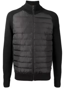 Image of BOSS Long Sleeve Quilted Jacket Black