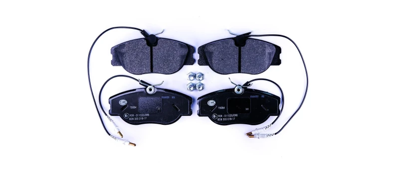 Image of HELLA Brake pad set HELLA 8DB 355 018-171