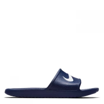 image of Nike Kawa Shower Sliders - Blue/White, Size 12, Men