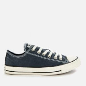 image of Converse Mens Chuck Taylor All Star Ox Trainers - Navy/Egret/Black - UK 8