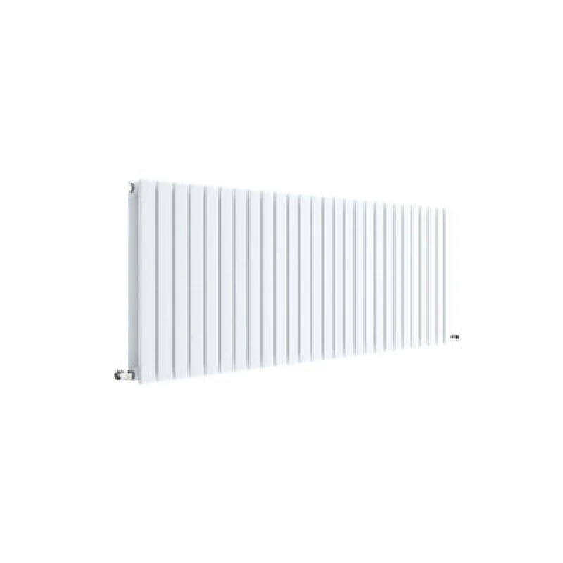 Image of Aspire Aspire - Hudson Reed Sloane Double Designer Horizontal Radiator 600mm h x 1572mm w - Satin White PWHLW60D