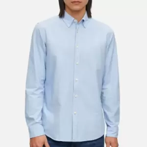 Image of BOSS Orange Mens Rickert Long Sleeved Shirt - Open Blue - M