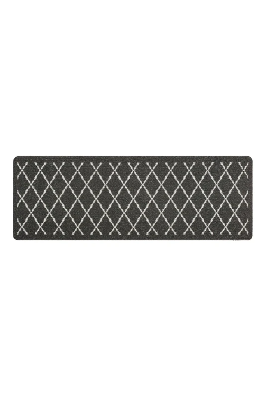 Image of My Mat Stain Resistant Arbor Charcoal Size: 67cm x 200cm Charcoal Unisex 67cm x 200 cm