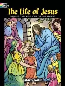 Image of The Life of Jesus Stained Glass Coloring Book