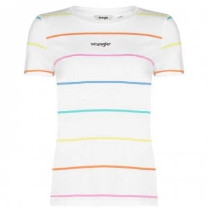Image of Wrangler Regular T Shirt - Real White