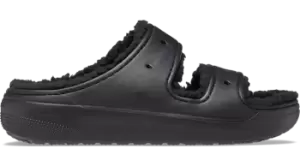 Image of Crocs Classic Cozzzy Sandals Unisex Black / Black M11