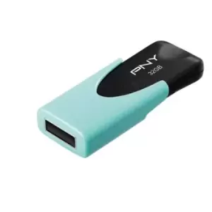 image of PNY 32GB Attach 4 USB flash drive USB Type-A 2.0 Turquoise