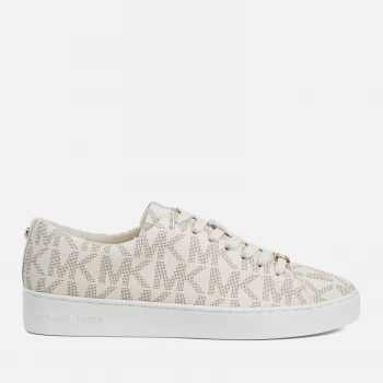 Image of Michael Kors Womens Keaton Cupsole Trainers - Vanilla - UK 8