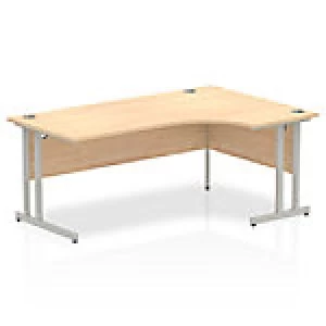 image of Impulse Cantilever 1800 Right Hand Crescent Desk Maple