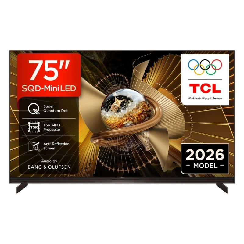 Image of TCL 75X11L-UK 75 4K QD-Mini LED Google TV Ultra Bright 75" QLED Mini LED Smart TV with Dolby Vision HDR & Google TV 75X11L-UK Black