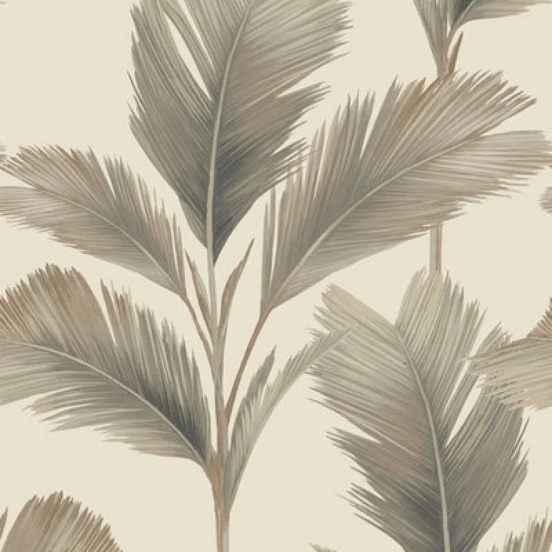 Image of Kailani Leaf Wallpaper Cream / Beige Belgravia 59121