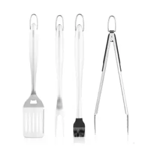 image of Tower Stainless Steel 4 Piece BBQ Tools Set