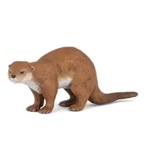 image of Papo Wild Animal Kingdom Otter Toy Figure, 3 Years or Above,...