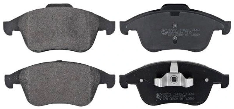 Image of A.B.S. 37707 Brake pad set without integrated wear sensor Brake Pad Set,disc brake (402)