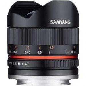 image of Samyang 8mm Fisheye F2.8 II Black - Fuji