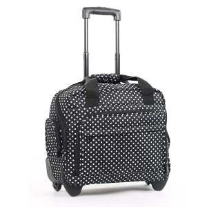 image of Members by Rock Luggage Essential Laptop Case on Wheels Polka Dots