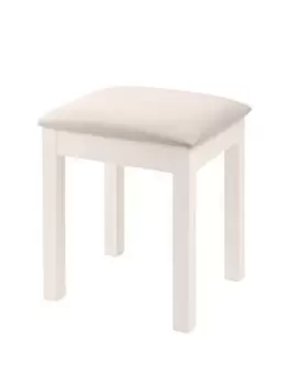 Julian Bowen Maine Dressing Stool - White