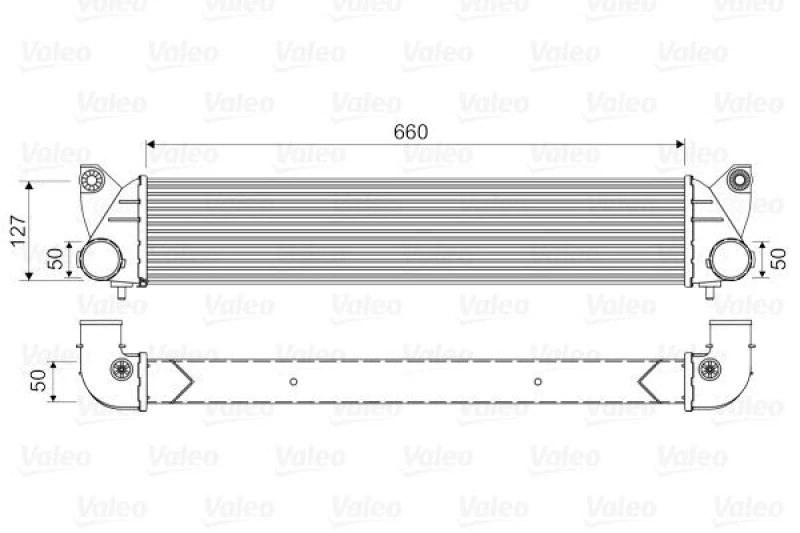 Image of Intercooler VALEO 818348